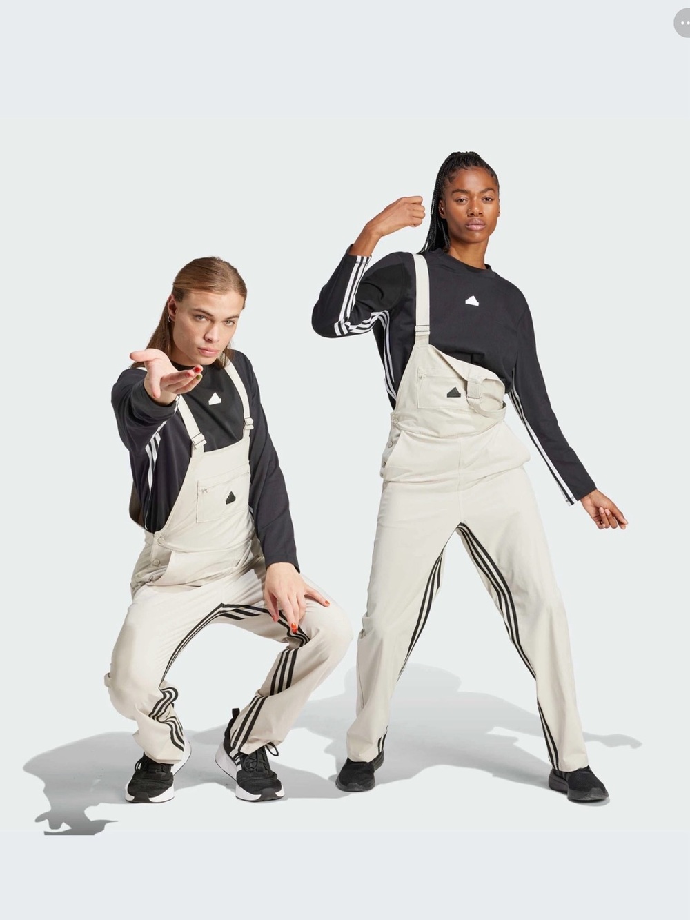 Adidas EXPRESS ALL-GENDER DUNGAREES Size Medium Women’s